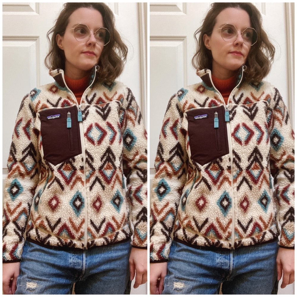 (SOLD) Patagonia Retro X Fern Dell Jacket Fleece - Picture 8 of 9